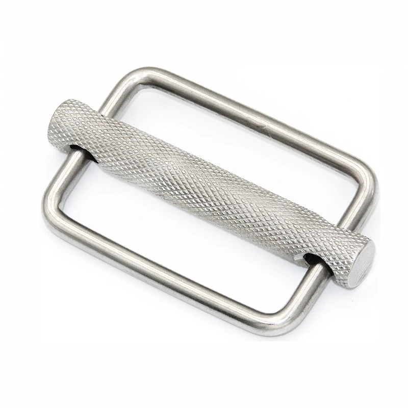 Stainless Steel Adjustable Belt Buckle Rectangle Slide Buckle For