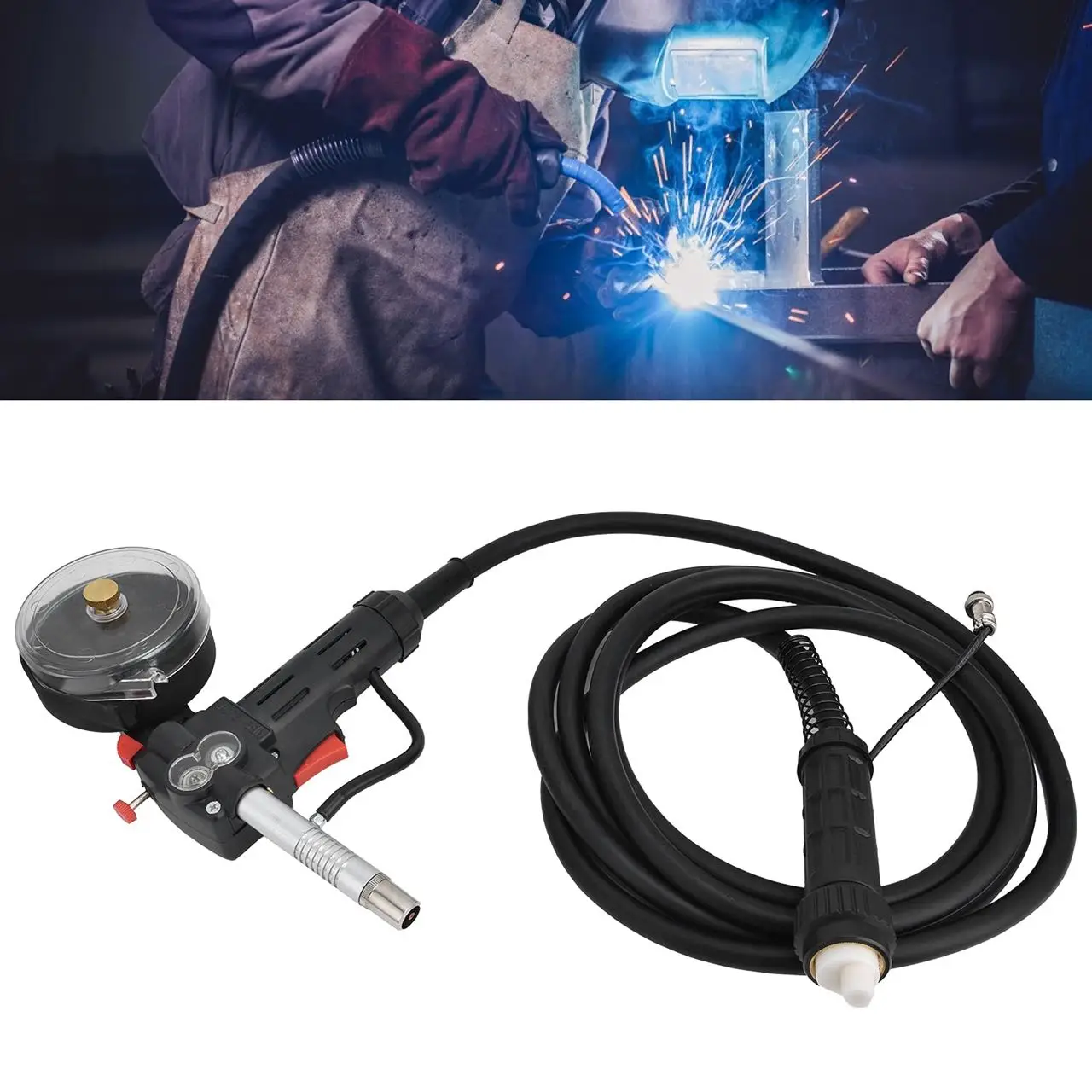 Uweld 150a Spool Gun Lbt150 Aluminum Mig Welding Euro Connection 10 Ft ...