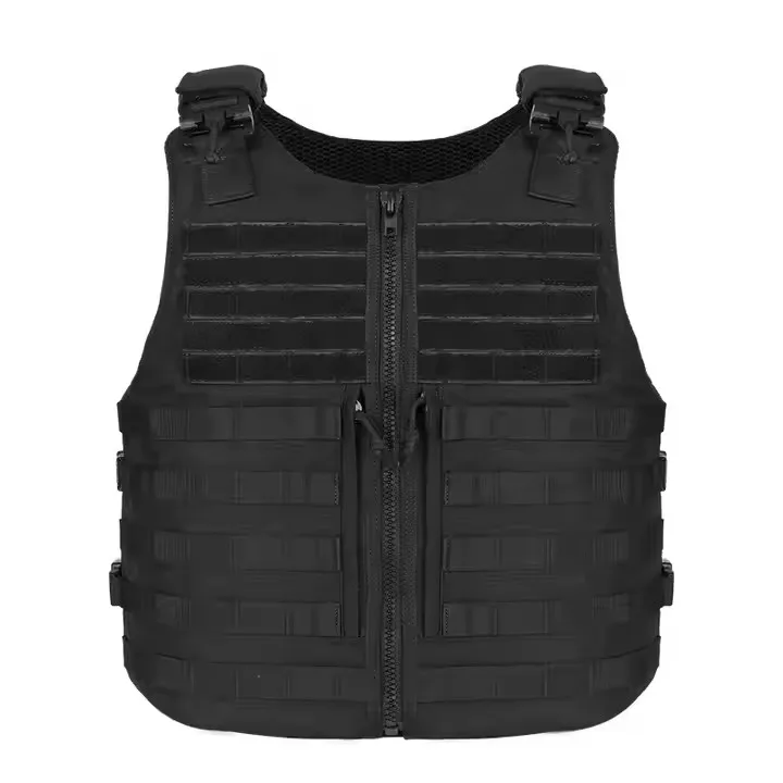 Tactical Vest Factory Oxford Black Men Training Vest Hunting Molle Plate Carrier Tactical Duty Vest