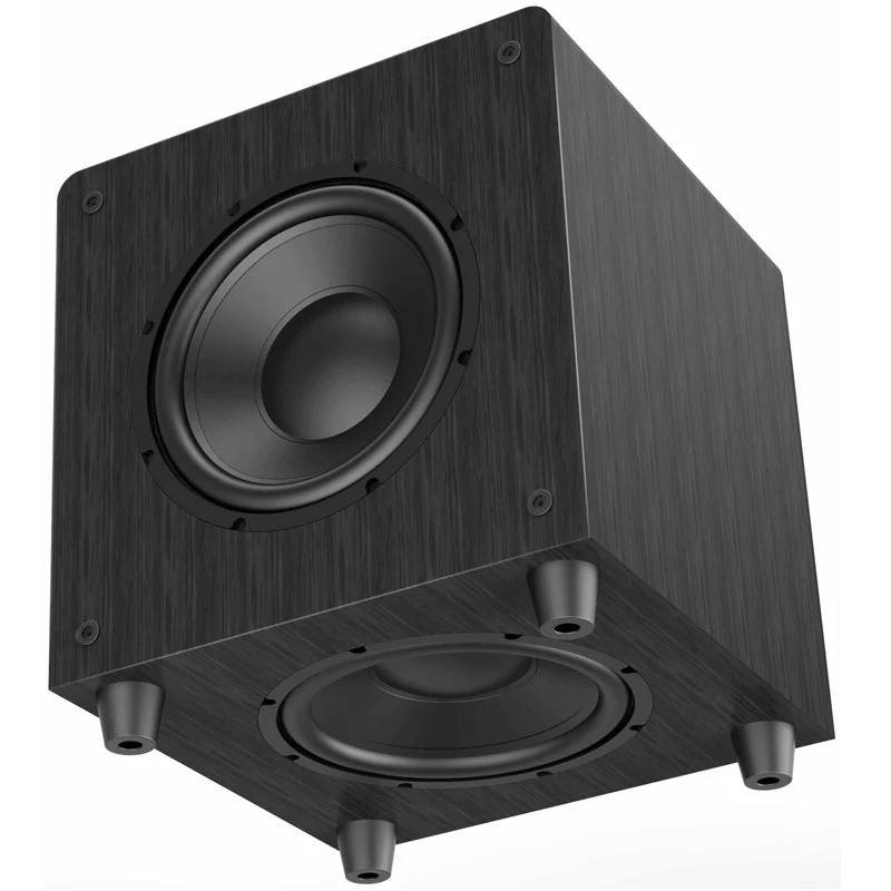 China Subwoofers Factory OEM and ODM Dynamic Dual Powered Subwoofer 12 Inch  DSP Function Home Theater HiFi Subwoofer Speaker