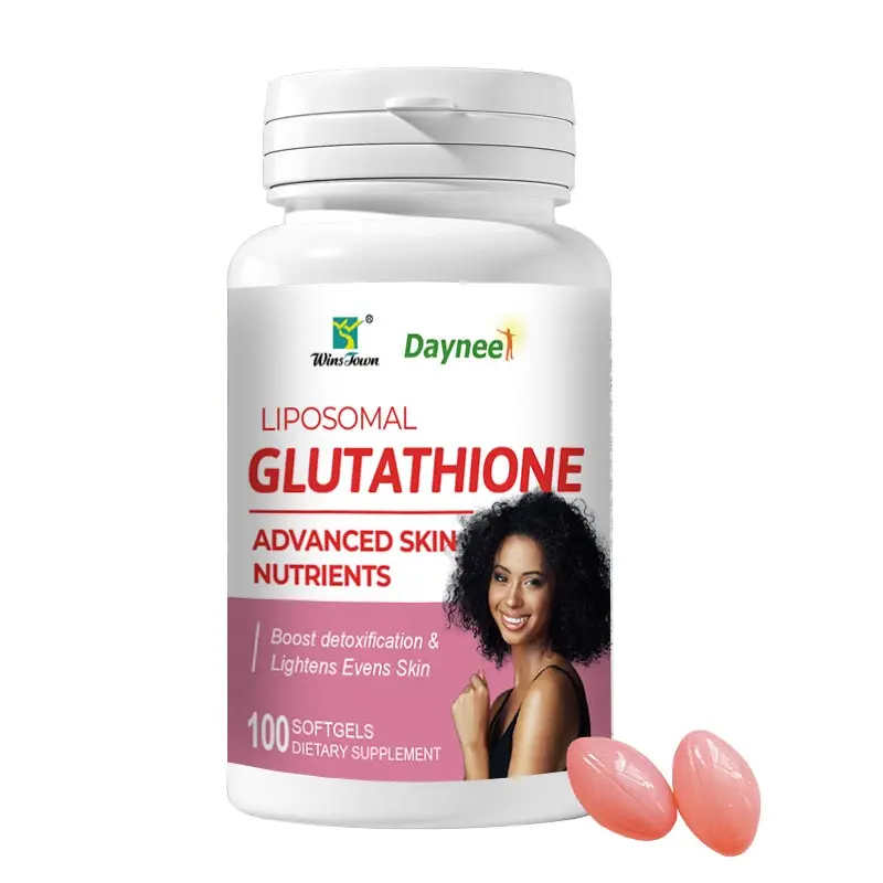 For 500mg L-Glutathione Supplement Beauty Product 100 Softgel Capsules  Adult Men Women