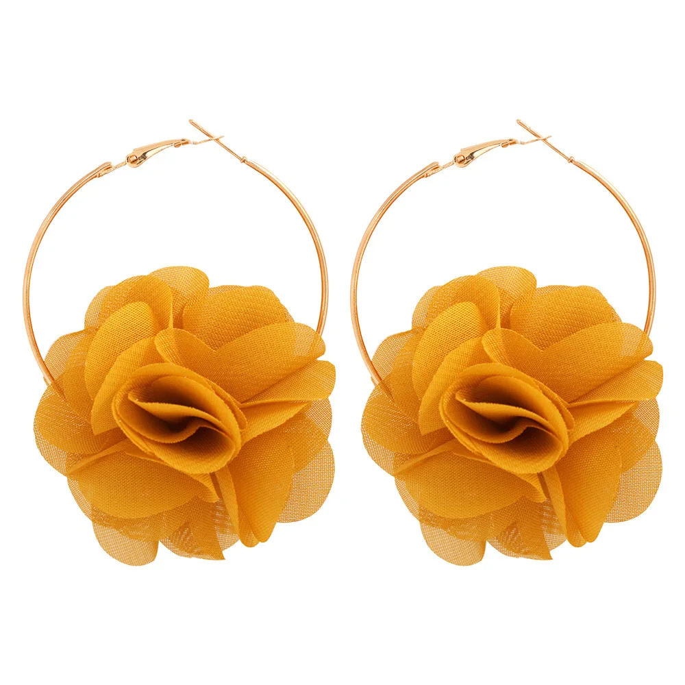 Details 110+ artificial flower earrings