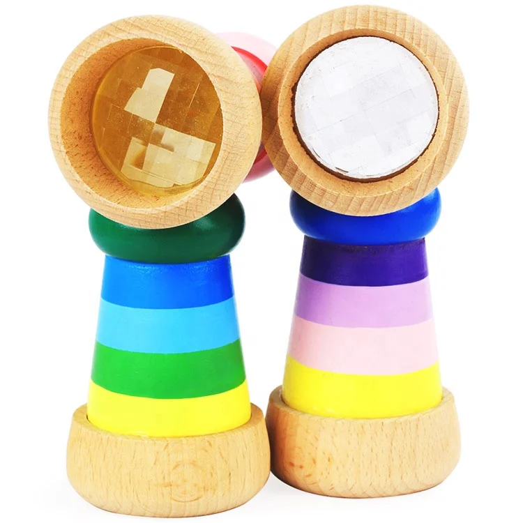 Wholesale cheap custom magic prism funny children spin paper cartoon kaleidoscope