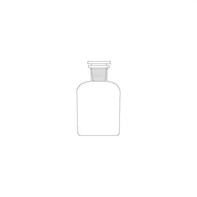 Reagent Bottle clear Narrow Mouth,with Fround-in Glass Stopper or Plastic Stopper