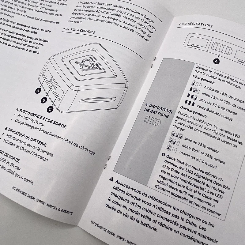 Сертифицированная Fsc ручная брошюра для продукта на заказ руководство книга буклет по эксплуатации