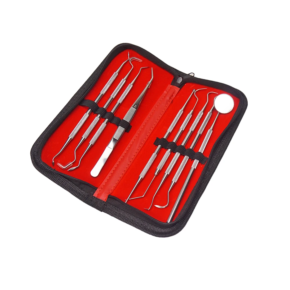 Набор для чистки зубов из нержавеющей стали 9 Упаковок