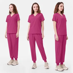 Plus Size Women Men Hospital Uniforms Scrub Suits and Work Scrub Sets for Nurses & Doctors in Spa Dental Studio