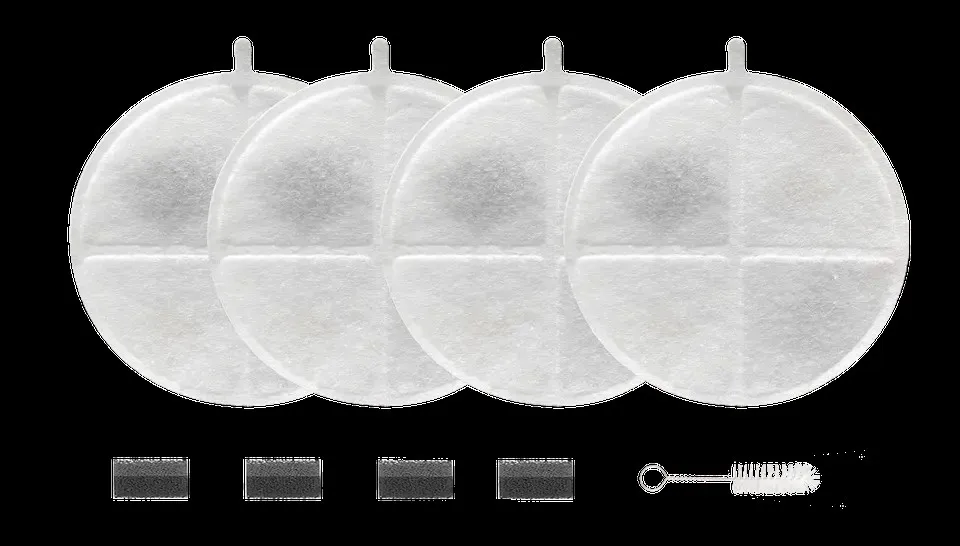 Petrust 6 Pack Filters for Ultra Quiet Pet Water Fountain Replacement Filters for Cat Water Fountain