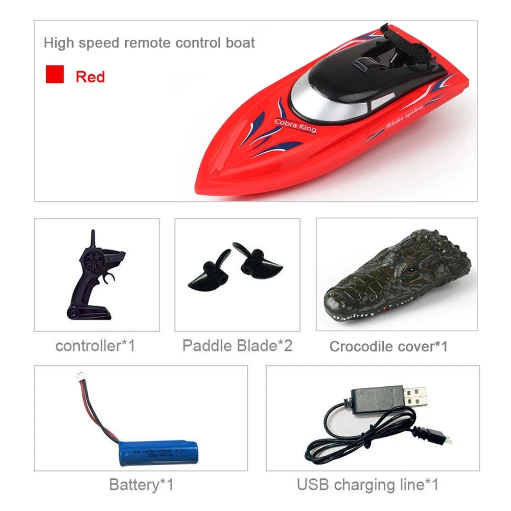 Acqua Esterna Telecomando Intelligente Motoscafo Barca 2.4G Rilevamento Fuori Dall'acqua Impermeabile Doppio Motore Mini Barca RC Ad Alta Velocà Giocattolo Per Bambini - Foto 10