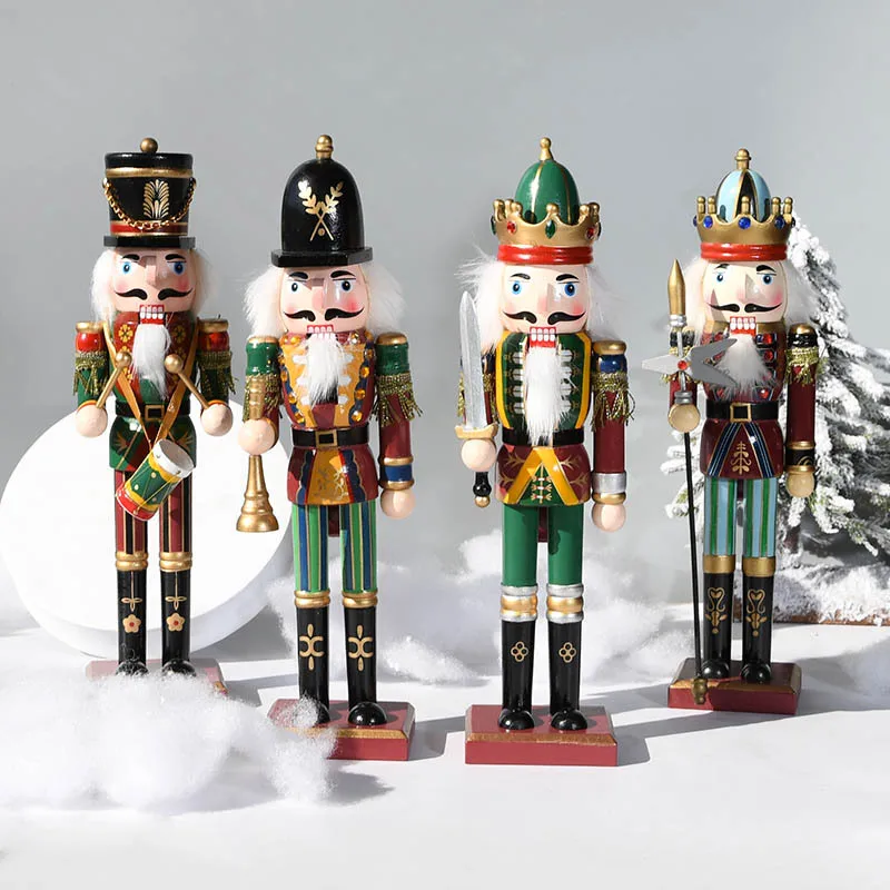30 см, подарок для детской вечеринки, игрушка, настольное украшение, Рождественский гайковёр, солдат для Рождественского украшения
