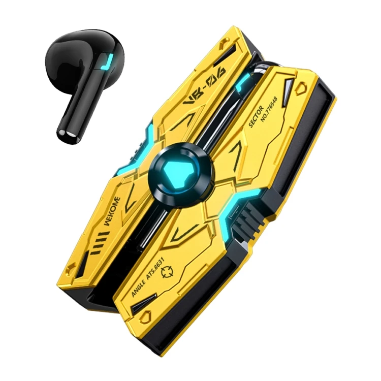 2023 New Design WEKOME VB06 Mech Series Metal Wireless Earphone Gaming Earphones Headsets Wireless Headphone