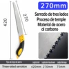 Serrucho Electroforético de Dientes Finos 270mm