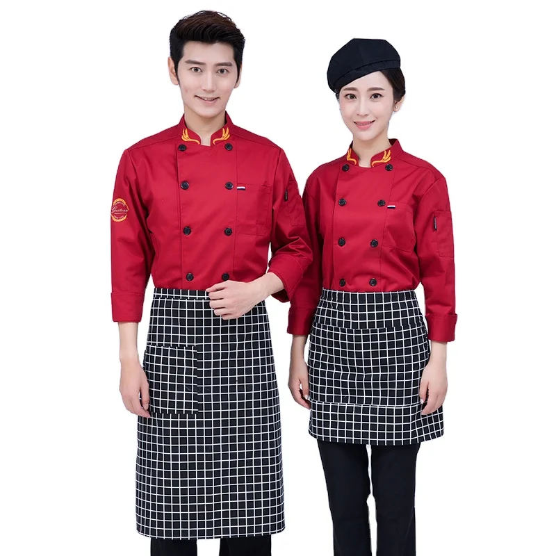 Chef Uniform Factory Superior Quality  Hotel Kitchen Uniform Executive Chef Uniform Chef Restaurant