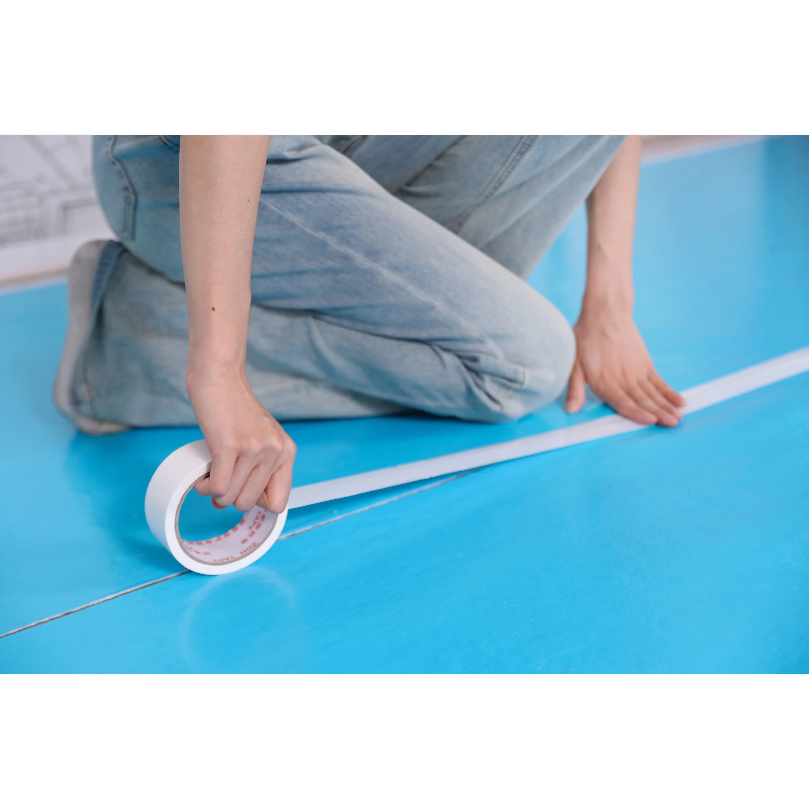 Customized Self-Adhesive PVC Protective Film for Floor Ceramic Tile Decorative Pad for Home Improvement and Decoration
