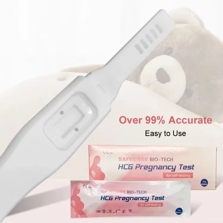 Home Use Hcg Kit Urine Pregnancy Test Kit Of Strip Cassette Midstream ...