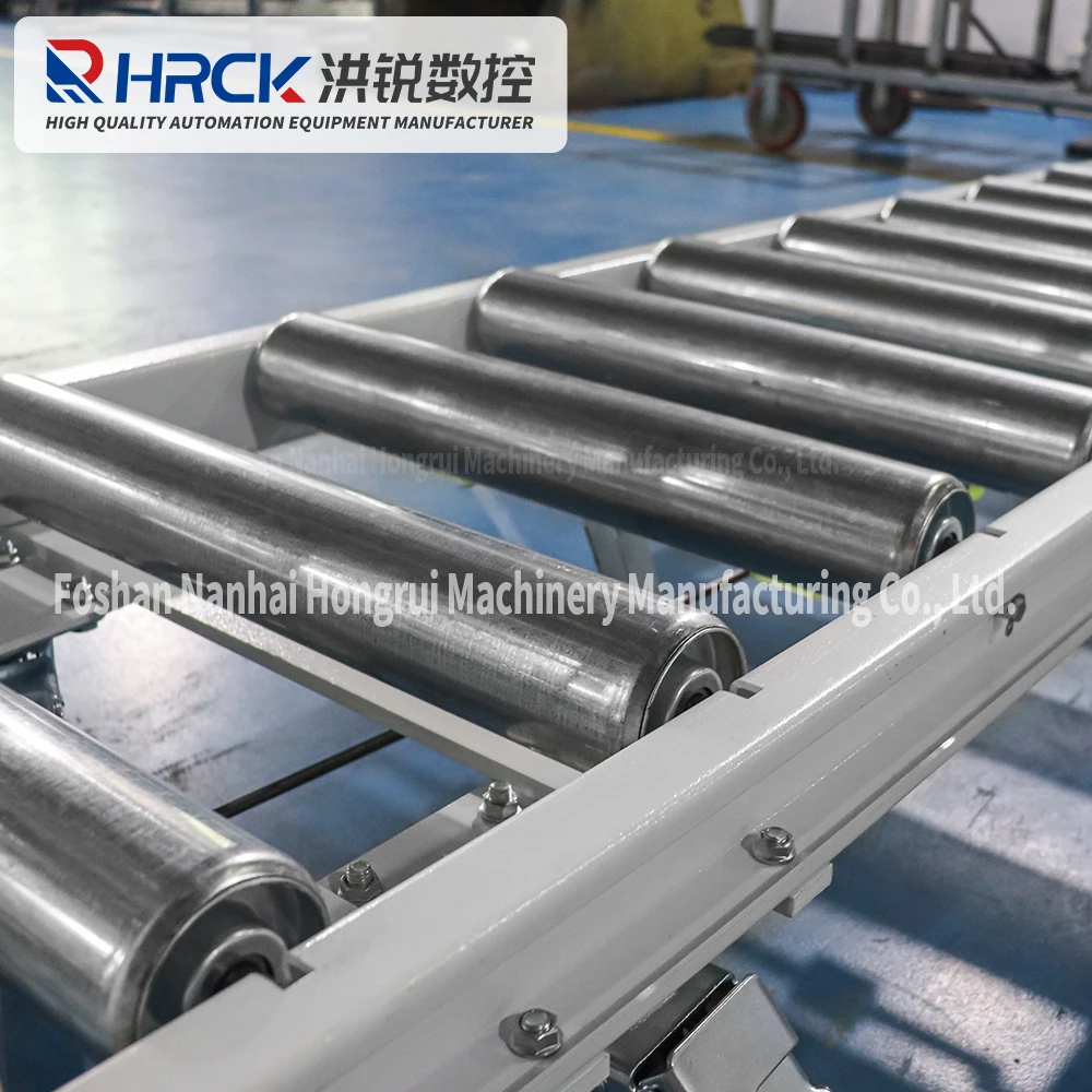 Heavy moving roller rail trolley for panel transport