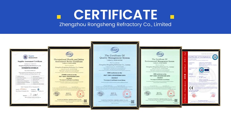 70% al2o3 high alumina steel fiber reinforced refractory castables materials for aluminum industry melt furnace