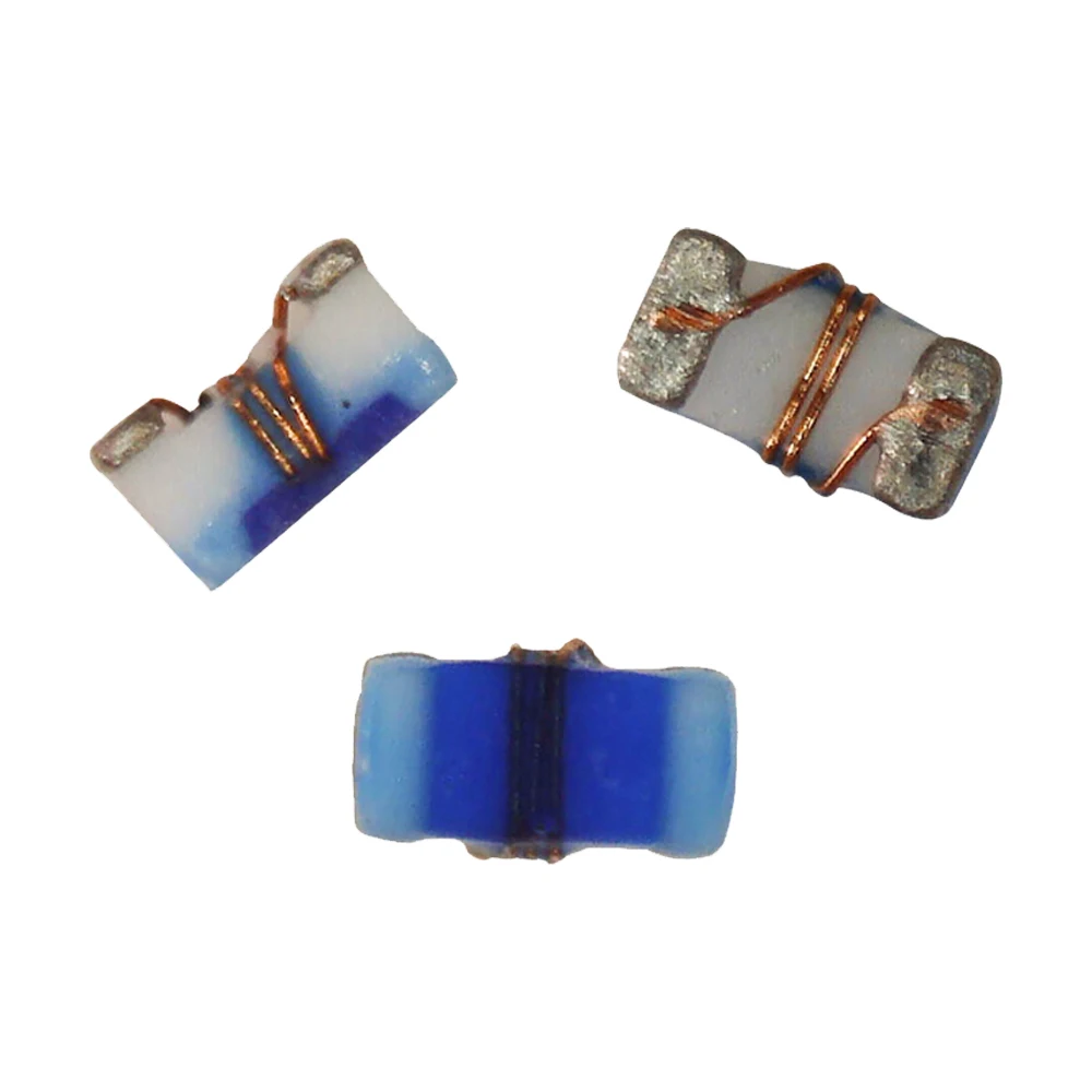 Фиксированный SMD неэкранированный проволочный змеевик индуктор 90mOhm Макс 700mA 0402 6.2nH немагнитный