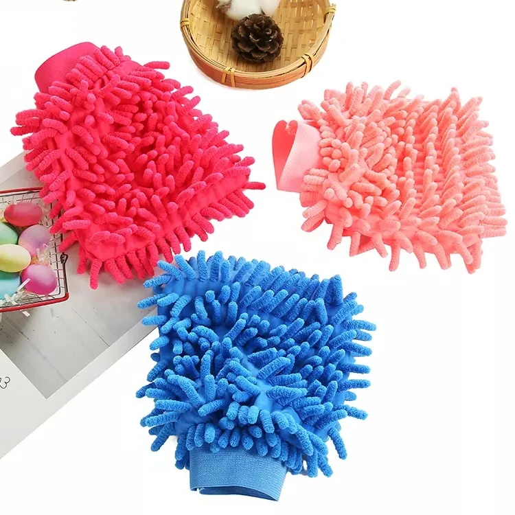 Лидер продаж, перчатки из синели для мойки и уборки автомобилей, распродажа