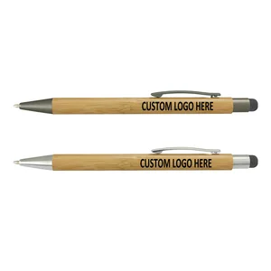 Eco Friendly Wood Bamboo  Pen Custom Pen with logo Ball Pen with logo Printed