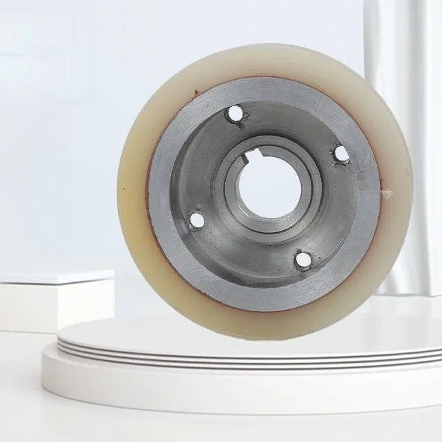 pu rubber wheels are suitable for overhead cranes tracks and cranes-4