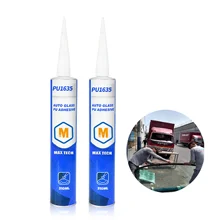 Direct Wholesale No Primer Less Odorless No Smell Black Auto Car Glass Repair Pu Adhesive Sealant For Transportation