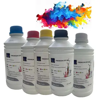 Free samples Dtf Pigment HeatTransfer1000ML DTF ink  4720 i3200 xp600 Digital printing printer