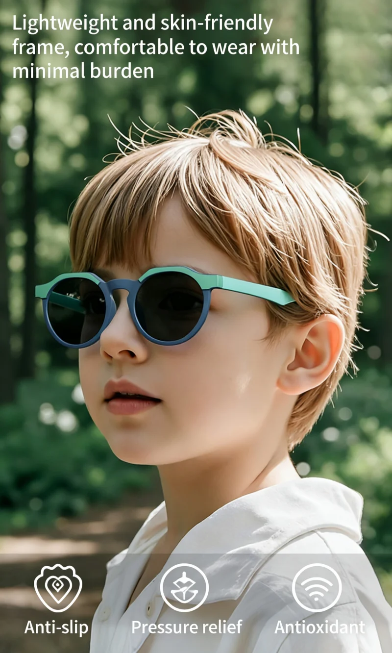 Polarisoidut gradient-aurinkolasit lapsille uv suoja_voghion.com