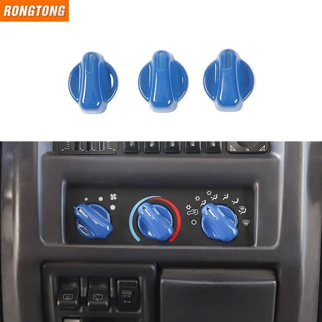New Arrival Abs Air Conditioning Switch Knob Button Cover Decoration For Jeep  Wrangler Tj 97-06 - Buy Switch Knob Air Conditioner,Knob Switch,Automobile  Air-conditioning Knob Product on 