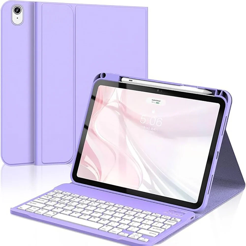 product magnetic wireless detachable keyboard case for ipad 11 inch with stand flip cover pen holder laudtec-9