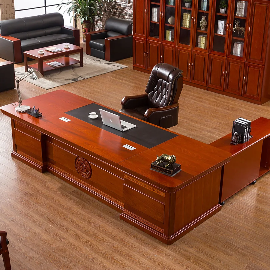 Office Desk Wooden Antique Wooden Executive Luxury Cabinet Executive ...