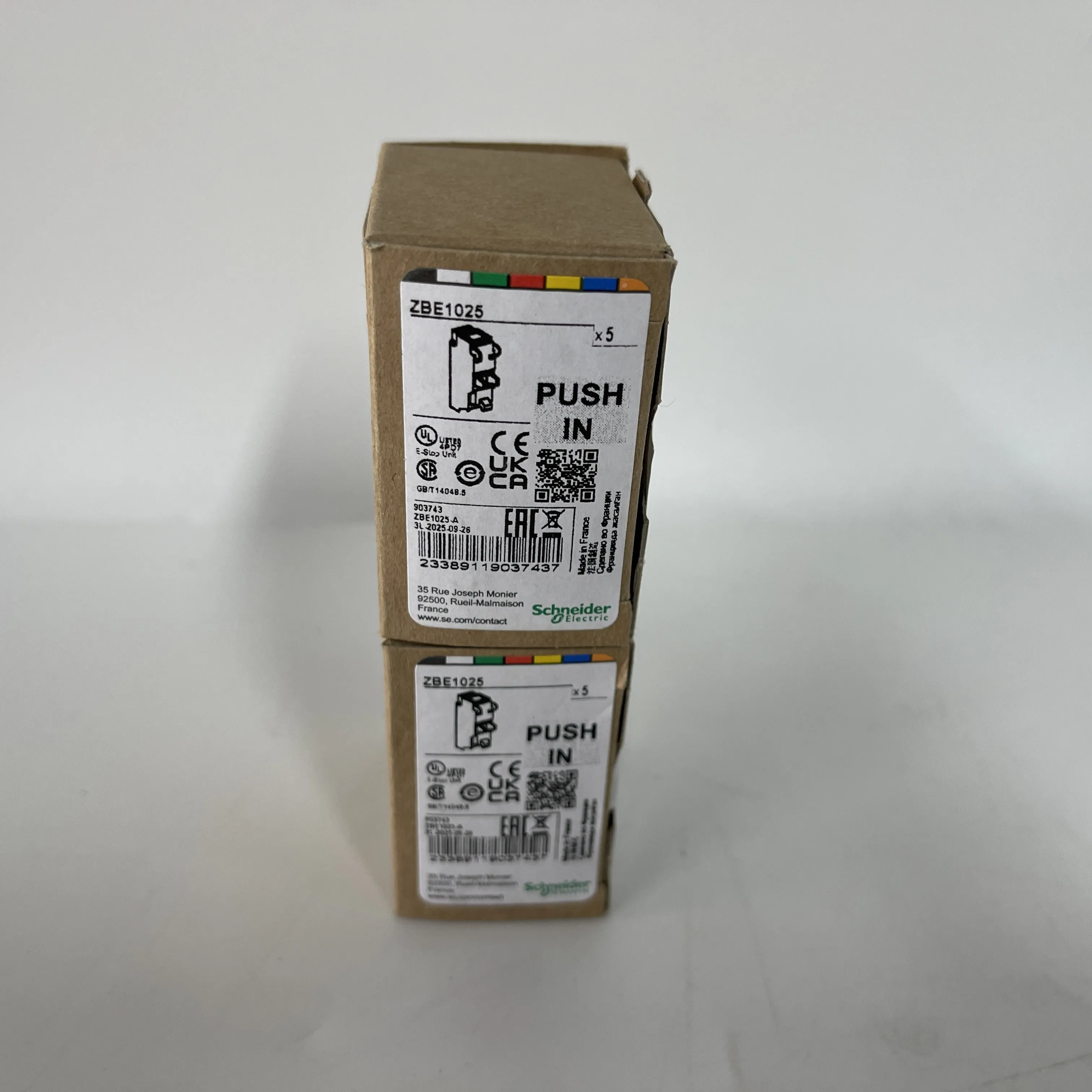 Schneider Pushbutton Contact Block ZBE1025 Schneider Pushbutton Contact Block ZBE1025