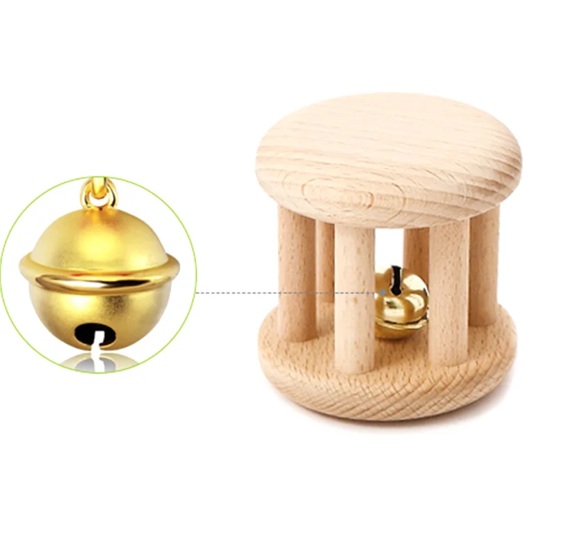 Деревянные развивающие игрушки оптом, деревянные детские погремушки для прорезывания зубов, игрушки для младенцев, игра и обучение