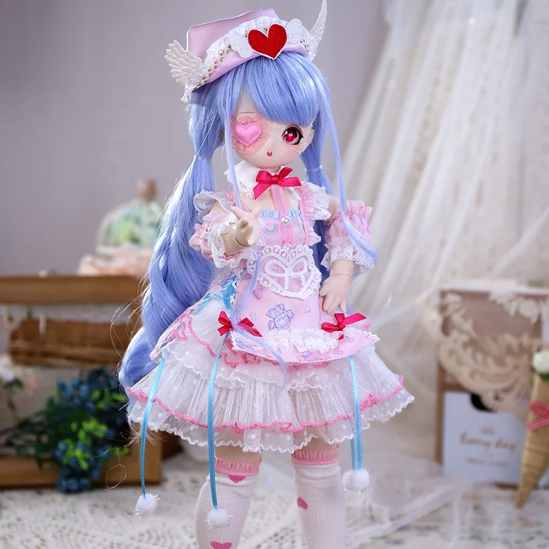 Dream Fairy 40cm Mini Wedding Bjd Vinyl Sd Anime Dolls for Girls Gift Toys