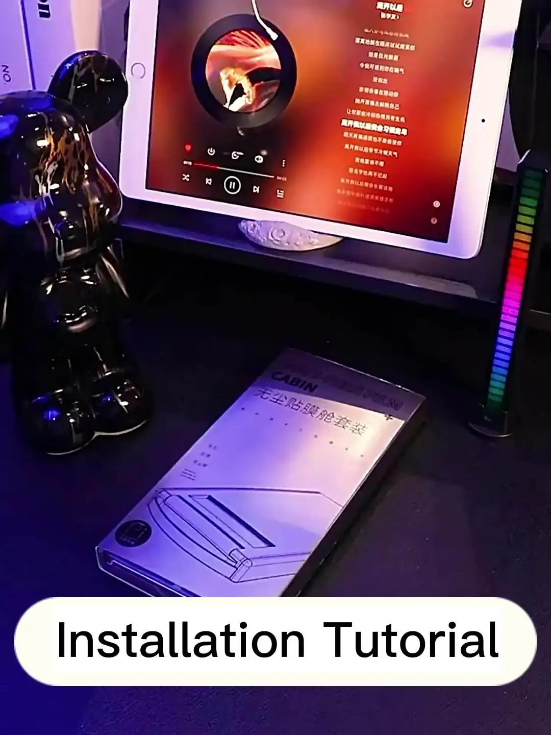 Magic John Screen Protector with Roller Easy Installation Kit Makes Film Application Easy Screen Protector