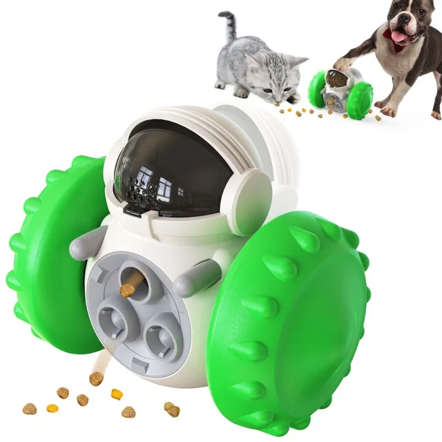Smart Robot Food Dispenser Interactive Toy Dogs Food Puzzle Feeder Toys Pet slow feeder funny game IQ training toy  for dogs