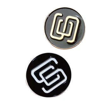 Different Plating Color Mini Round Pin Design Bulk Lapel Pin White Metal Dyed Hat Pins Wholesale