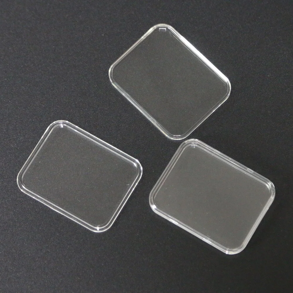 26mmアクリル製高品質透明コインカプセル 丸型クリアプラスチックコインカプセル コインディスプレイ