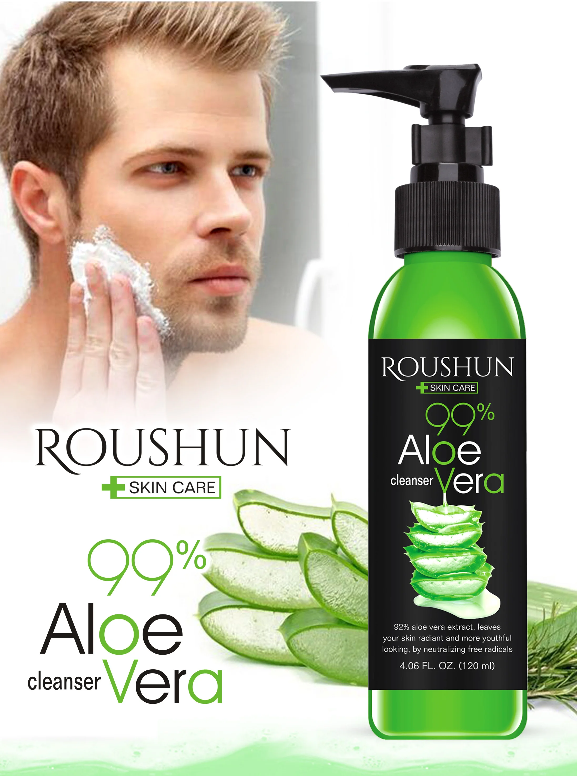 ROUSHUN VITAMIN C CLEANSER BRIGHTENING CLEANSER WITH 8 TIMES ANTIOXIDANT PROTECTION Face Wash