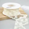 3.8cm Cinta de Encaje con Lazo 5 Yards [Beige]
