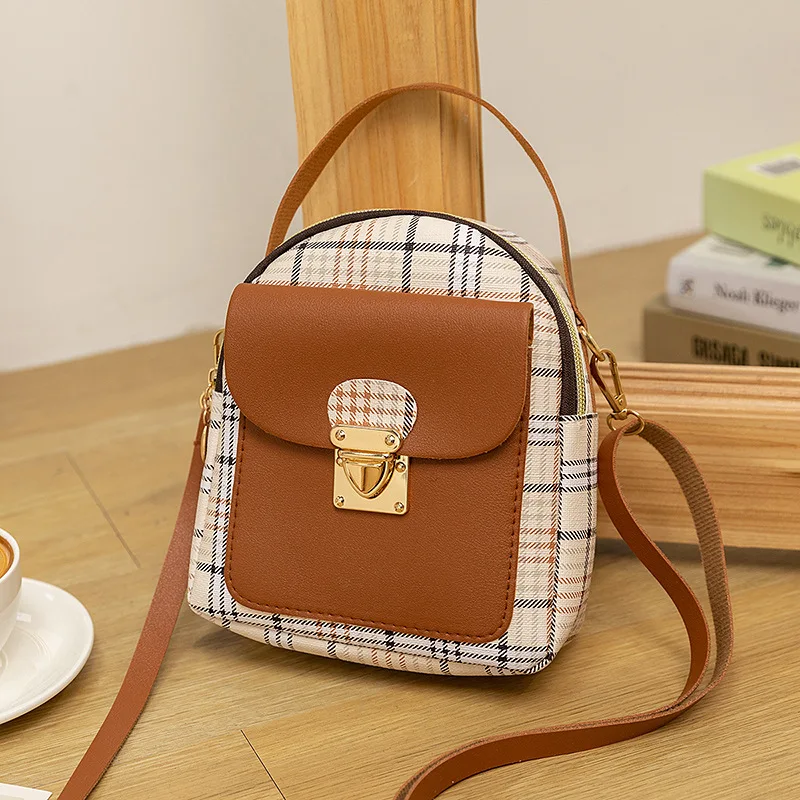 Mini mochila de diseñador para mujer nuevo bolso de cuero de
