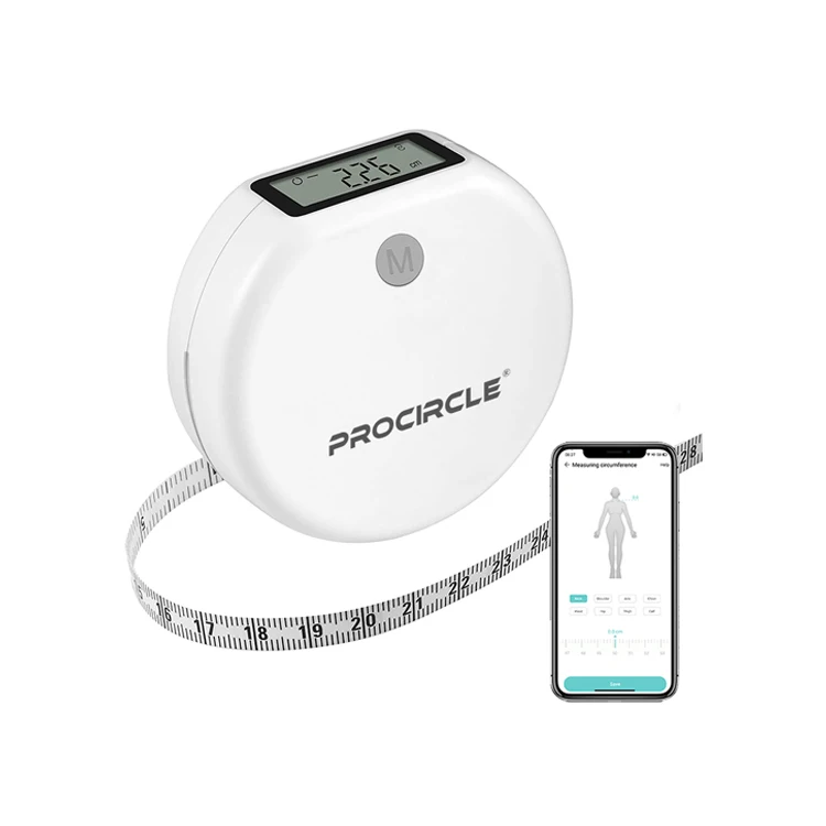 white digital mini ruler smart body