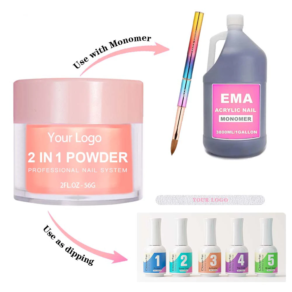 Professional Nail Tech Supplies Dipping Powder Nail Wholesale Acrylic