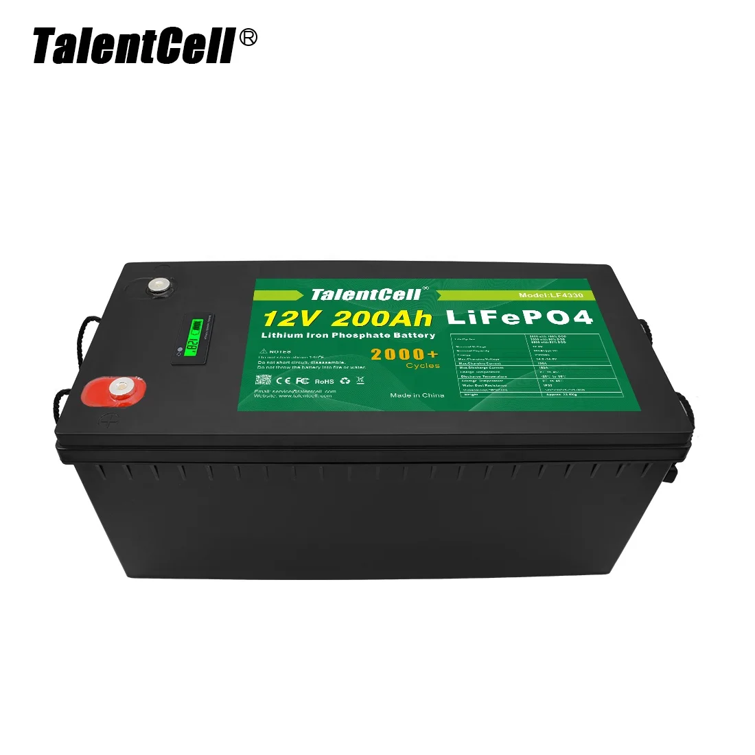 Talentcell Dropshipping Agent Lifepo4 12V 200Ah Battery Dropshipping Products 2021
