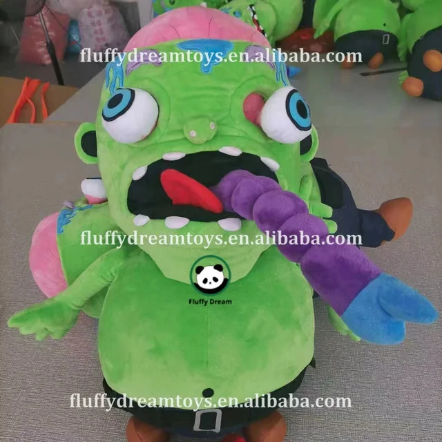 Custom original design Halloween funny zombie plush toy horror toy party gift