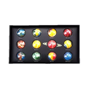 Starry Sky Planet Chocolate Small Box 12 Creative Fruity Flavored Balls Coated for Valentine's Day Decor for Enjoying