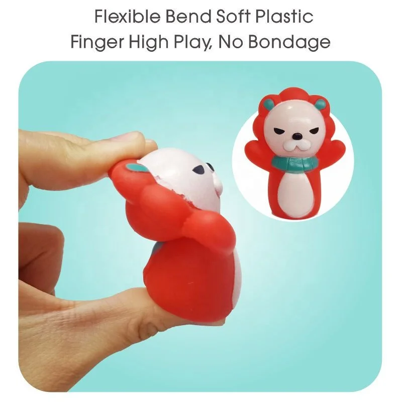 
 Детские развивающие игрушки, мини мультяшная модель, животное, пальчиковая кукла, взаимодействие, игрушка, Успокаивающая кукла на палец, силиконовая мини-кукла, игрушка  