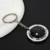 black glass-key chain