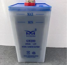 Industrial Ni-Cd 1.2V 200Ah Rechargeable Battery for Electric Tools Best Price on Nickel Cadmium Battery