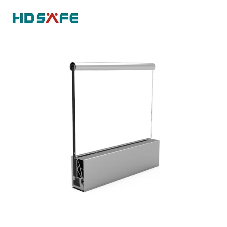 Balustrade frameless aluminium U channel tempered glass fence panels